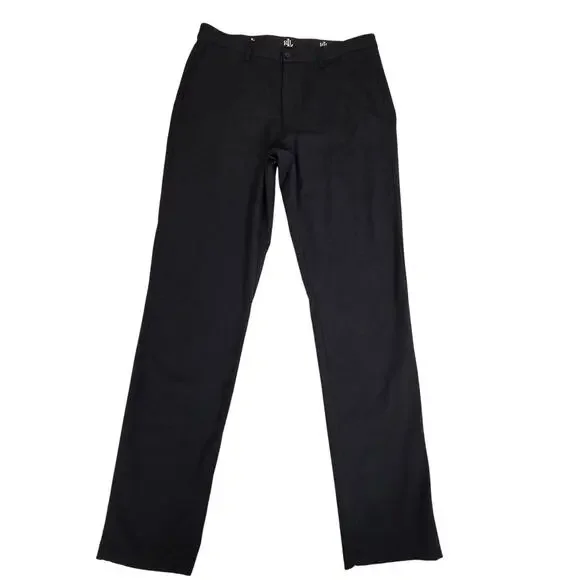 Lauren Ralph Lauren Classic Fit Dress Pants Black Stretch 34W x 34L Men's - Picture 1 of 5